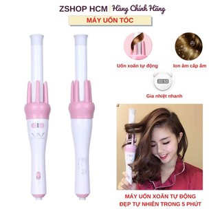 Máy Uốn Tóc [FREESHIP] Dụng Cụ Uốn Tóc Xoăn Mini Xoay 360 - Bảo Hành 1 Đổi 1