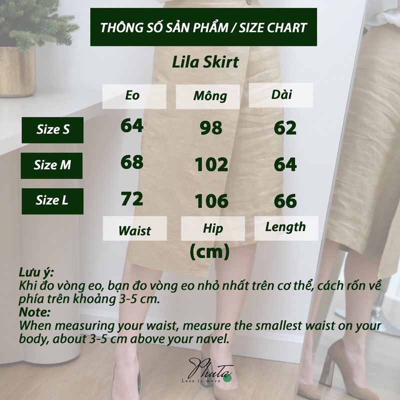 Chân Váy Dáng Dài - Linen - Lila Skirt - PHUTA