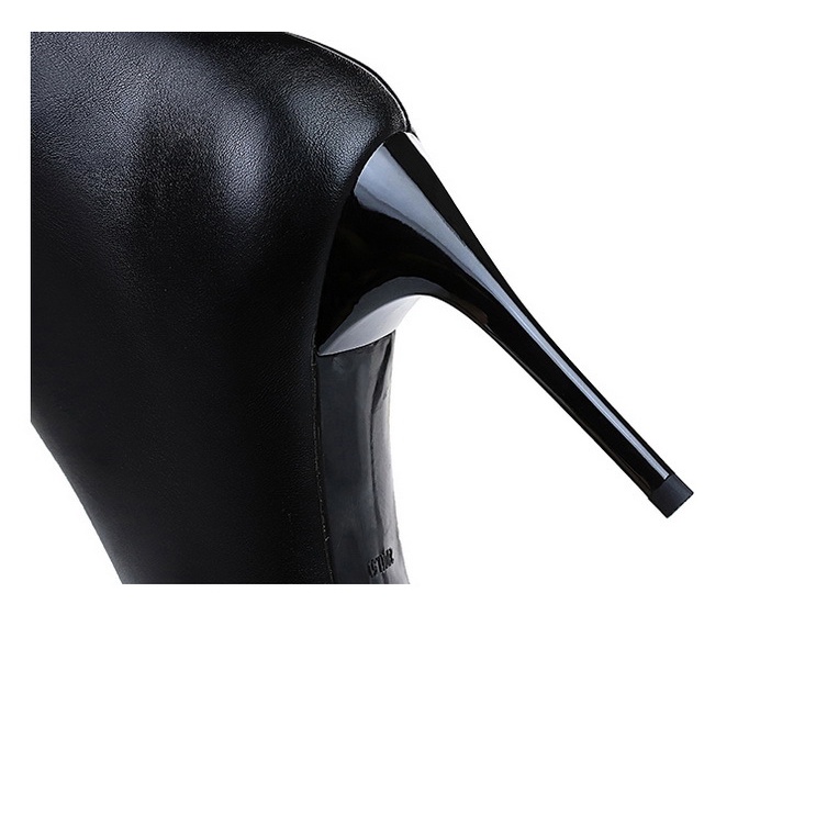 BIGTREE Chính Hãng Giày Bốt Cao Gót 9.5cm Thời Trang Công Sở Cho Nữ Mall-173-13