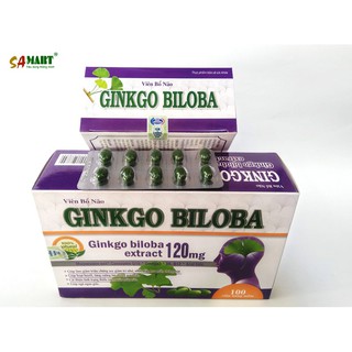 Viên bổ não GINKGO BILOBA Extract 120mg (Mua 2 hộp giảm 10%)