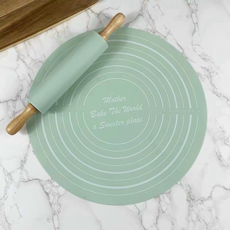 BỘ NHÀO BỘT KÈM CÁN LĂN BÁNH SILICON