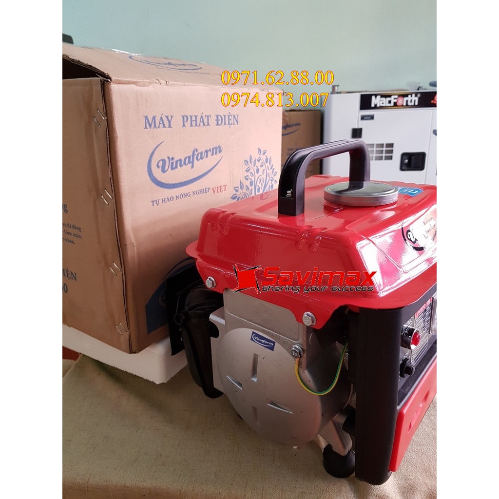 Máy phát điện mini cho gia đình chạy xăng pha nhớt công suất 950w
