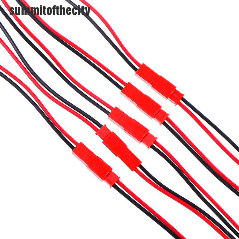 Set 20 Đầu Nối 2 Pin male female jst plug 22 awg