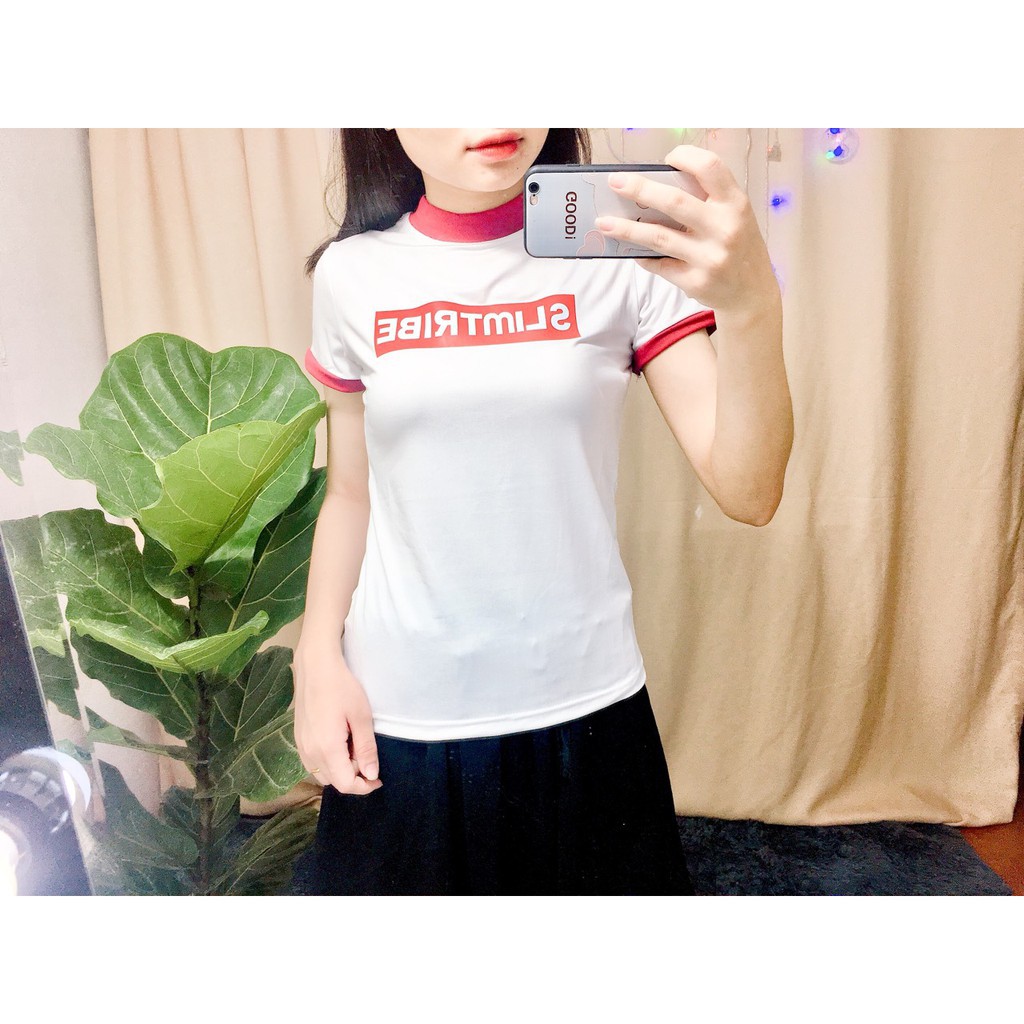 [NHẬP MÃ 20CHT6 GIẢM NGAY 10%] Áo phông nữ slimtribe chất vải cực đẹp | BigBuy360 - bigbuy360.vn