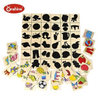 Đồ chơi gỗ tìm cặp bóng hình