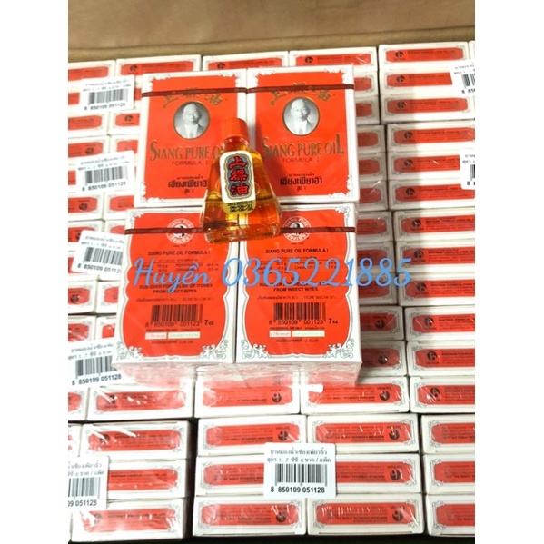 (Sỉ sl giá net) Lốc 6 chai dầu thái vàng/ trắng 7ml