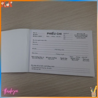 Phiếu thu, Phiếu chi 2 liên A5 100 tờ/quyển