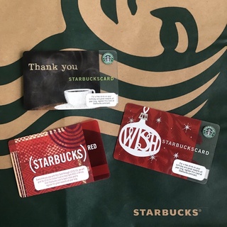 Thẻ Starbucks Mỹ old logo năm 2009