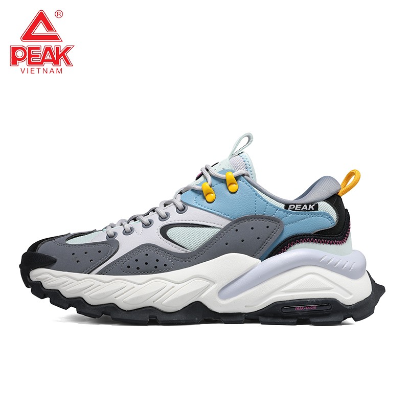 Giày Sneaker Thể Thao Nam Dã Ngoại Peak E11931G Chính Hãng, Công nghệ Taichi cực êm, Kiểu dáng thời trang cực chất