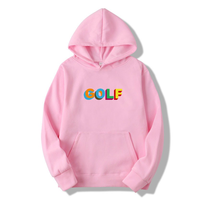 Áo hoodie in chữ Golf phong cách thể thao sáng tạo cho nam và nữ HUQISHA