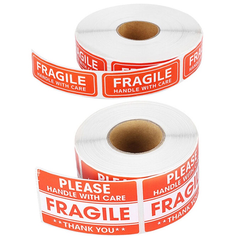 Bộ 1000 Miếng Dán Chữ Fragile Dùng Trang Trí