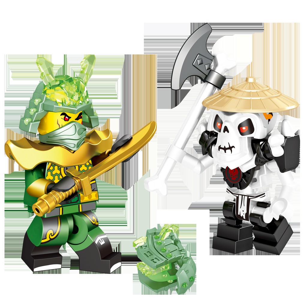 COMBO 2 Minifigures Nhân Vật Ninjago Season 12 Mẫu Mới Ra Siêu Đẹp PRCK 61058