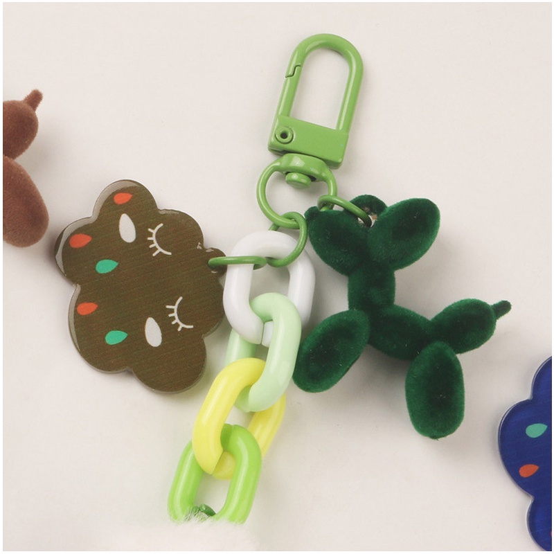 Móc Khóa Điện Thoại / Tai Nghe AirPods / Dây Đeo Túi Xách / Móc Khóa Hình Chú Chó Dễ Thương