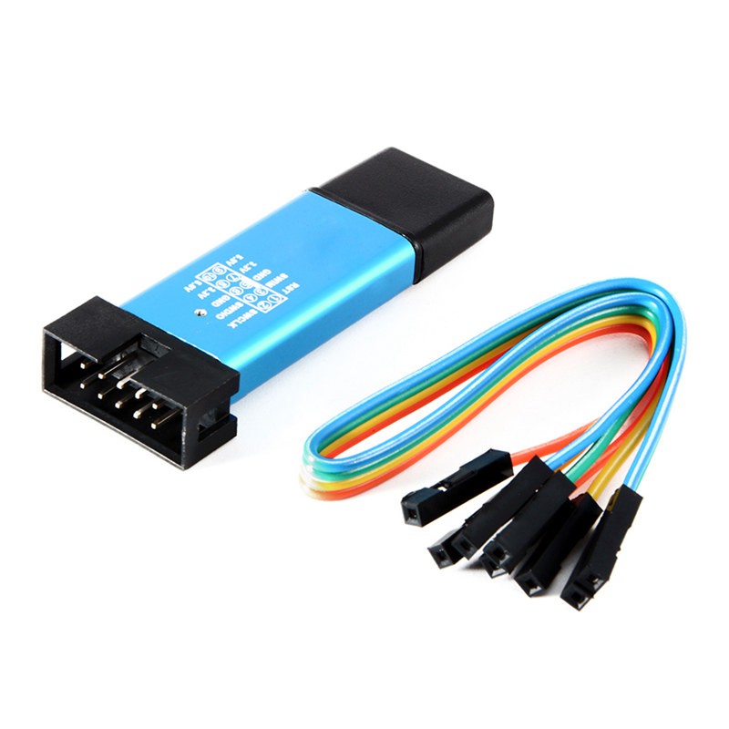 Aluminum Mini USB Emulator Downloader STM8 STM32 for STLink ST-Link V2 Random Color