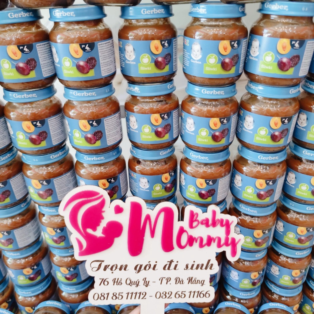 Mận đen nghiền Gerber cho bé từ 4 tháng