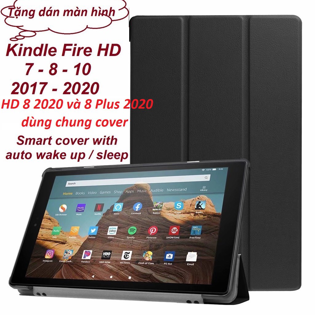 [Kindle Fire] Bao da cho New Fire HD 8/10 2017-2021