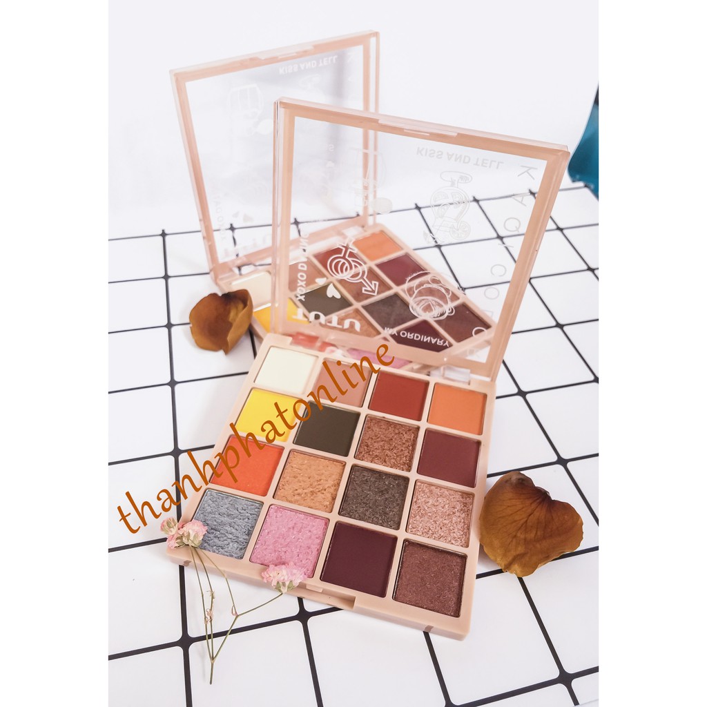Phấn Mắt TUTU KAQI COLOR PALETTE 16 Ô No.TU5268 (phấn mắt nội địa trung)