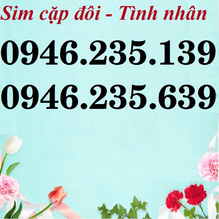 COMBO 2 SIM CẶP ĐÔI VINAPHONE SIM THẦN TÀI