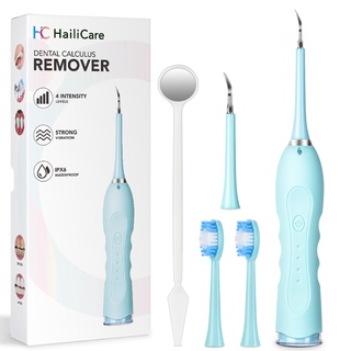 Hailicare Electric Ultrasonic Dental Scaler Tooth Calculus Remover Cleaner High Frequency Tooth Stains Tartar Tool Whiten Teeth