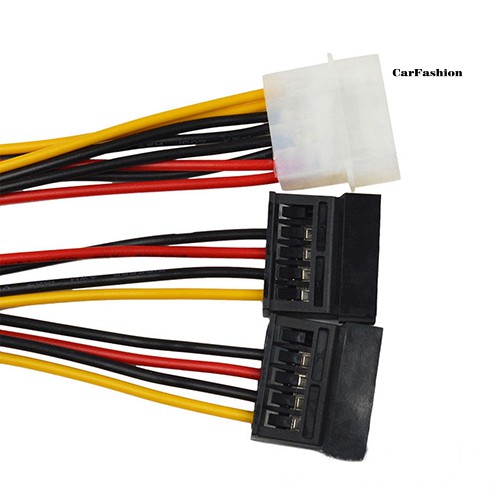 Cáp Chuyển Đổi Chs4 Pin Ide Molex Sang 15 Pin 2 Serial Sata