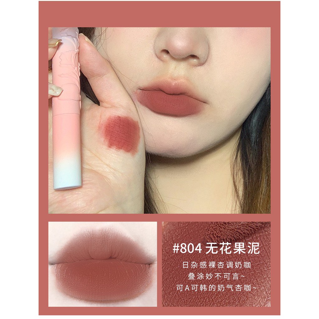 [GOGO TALES] Son kem lì mịn môi Gogotales Pink Nơ Khắc Nổi Siêu Xinh (GT218) | BigBuy360 - bigbuy360.vn