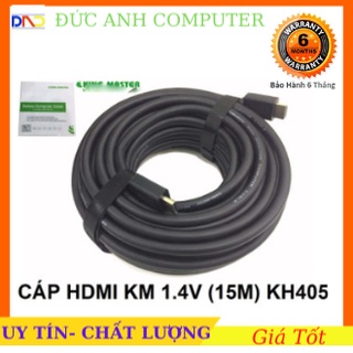 Cáp hdmi kingmaster 15m kh405 - hãng phân phối, bảo hành 6 tháng - 1 đổi1