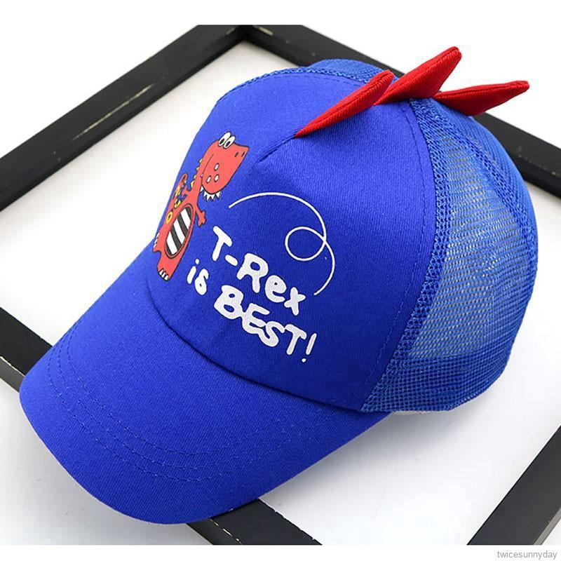 Nón chống nắng in hình khủng long dễ thương cho bé