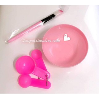 Bộ cọ chén đắp mặt nạ ( giao ngẫu nhiên )