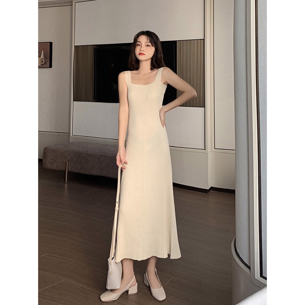 Hot - Đầm Dệt Kim Tôn Dáng DORU&PONY GLOOMY DRESS – Xu Hướng 2021 – D169