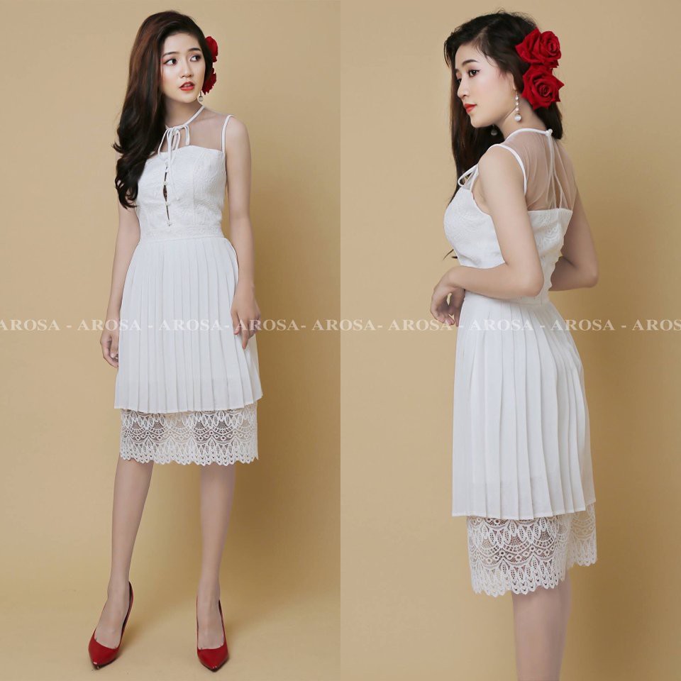 Đầm dự tiếc cao cấp Arosa - MS 4345