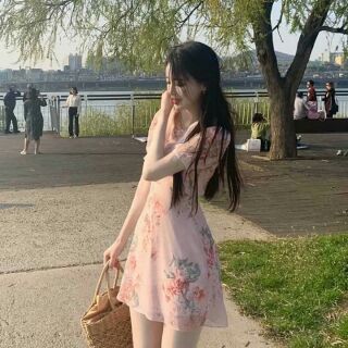Đầm hoa Korea
