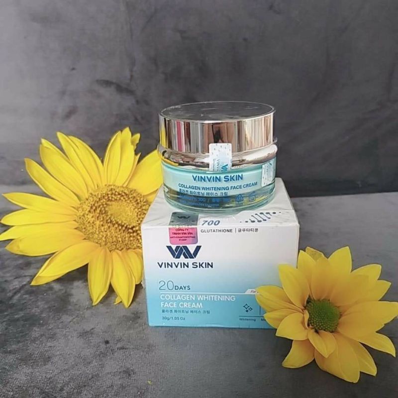 Kem  Dưỡng Trắng, Phục Hồi Hư Tổn Làn Da VINVIN SKIN 30g( cam kết Chính Hãng) | BigBuy360 - bigbuy360.vn