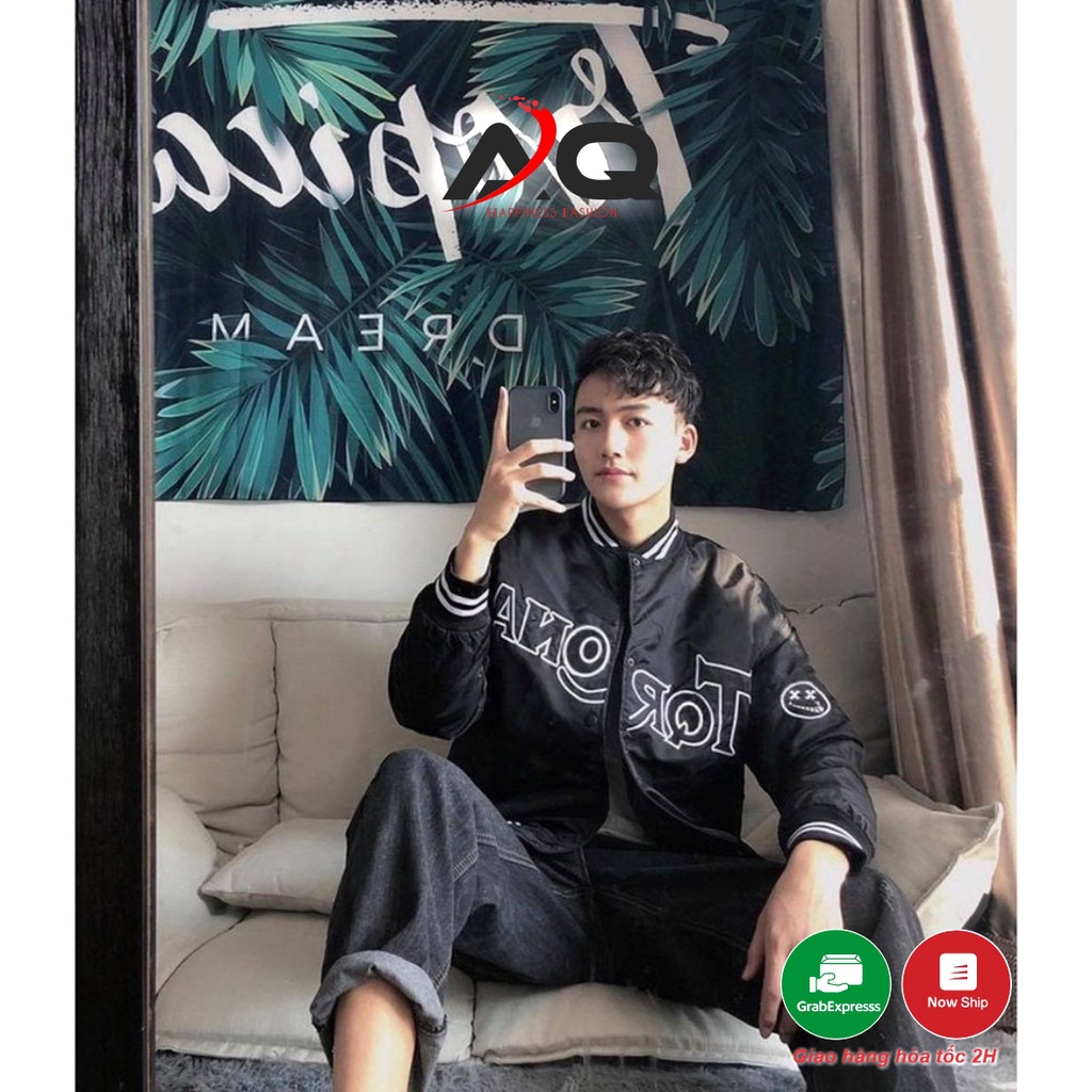 Áo Khoác Dù Bomber TORONA Nam Nữ Unisex Áo Khoác Jacket Bombers Siêu Hot Trend