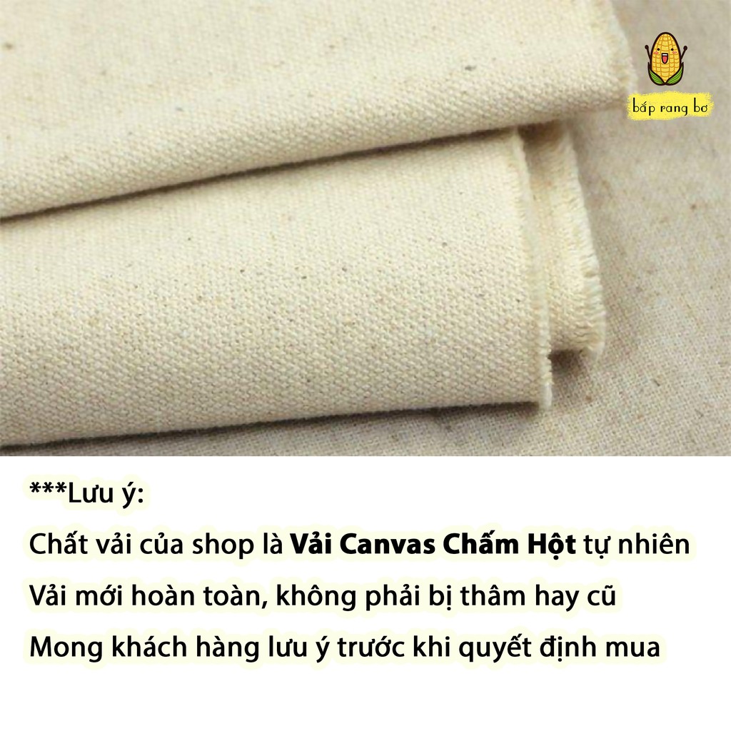 TÚI VẢI ĐEO CHÉO TRỐNG MINI KÍCH CỠ VỪA ĐỂ SÁCH A4 KO KÈM PHỤ KIỆN DC10