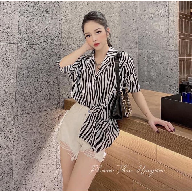 [ Mã FAMAYWA giảm 10K đơn 50K] Sỉ áo sơ mi lụa nữ shynstores dài tay họa tiết siêu hot