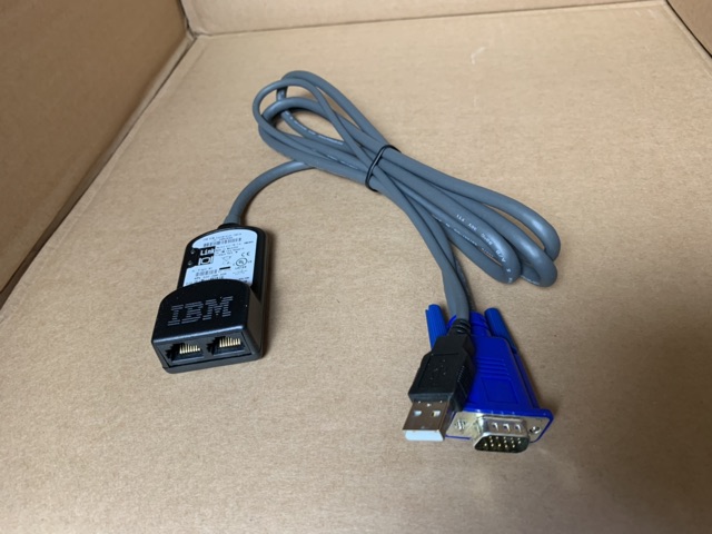 Cáp IP KVM IBM USB Cat5 39M2899 IBM 43V6147 Length 1.7M