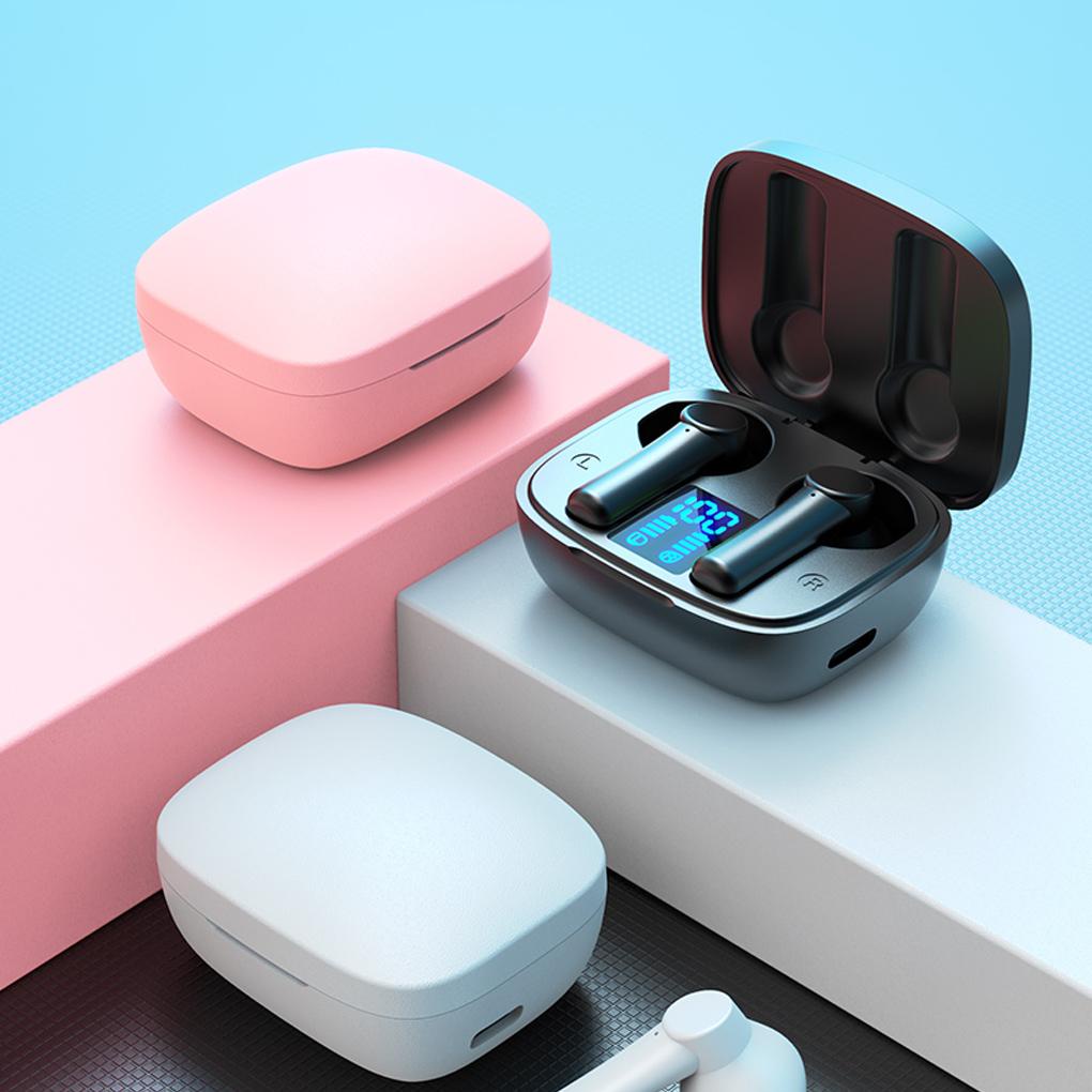 1 Cặp Tai Nghe Bluetooth Chống Nước IPX5 Màn Hình LED Cảm Ứng