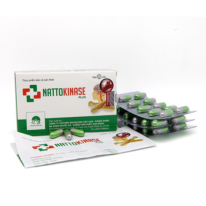 Hoạt huyết dưỡng não Nattokinase | Natto Kinase | chống tai biến | tai biến | thuốc chống đột quỵ | BigBuy360 - bigbuy360.vn
