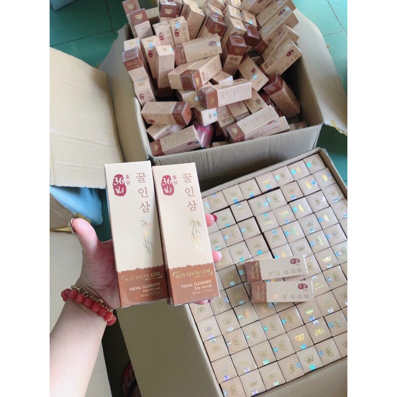 Sữa rửa mặt mật nhân sâm 36 vị