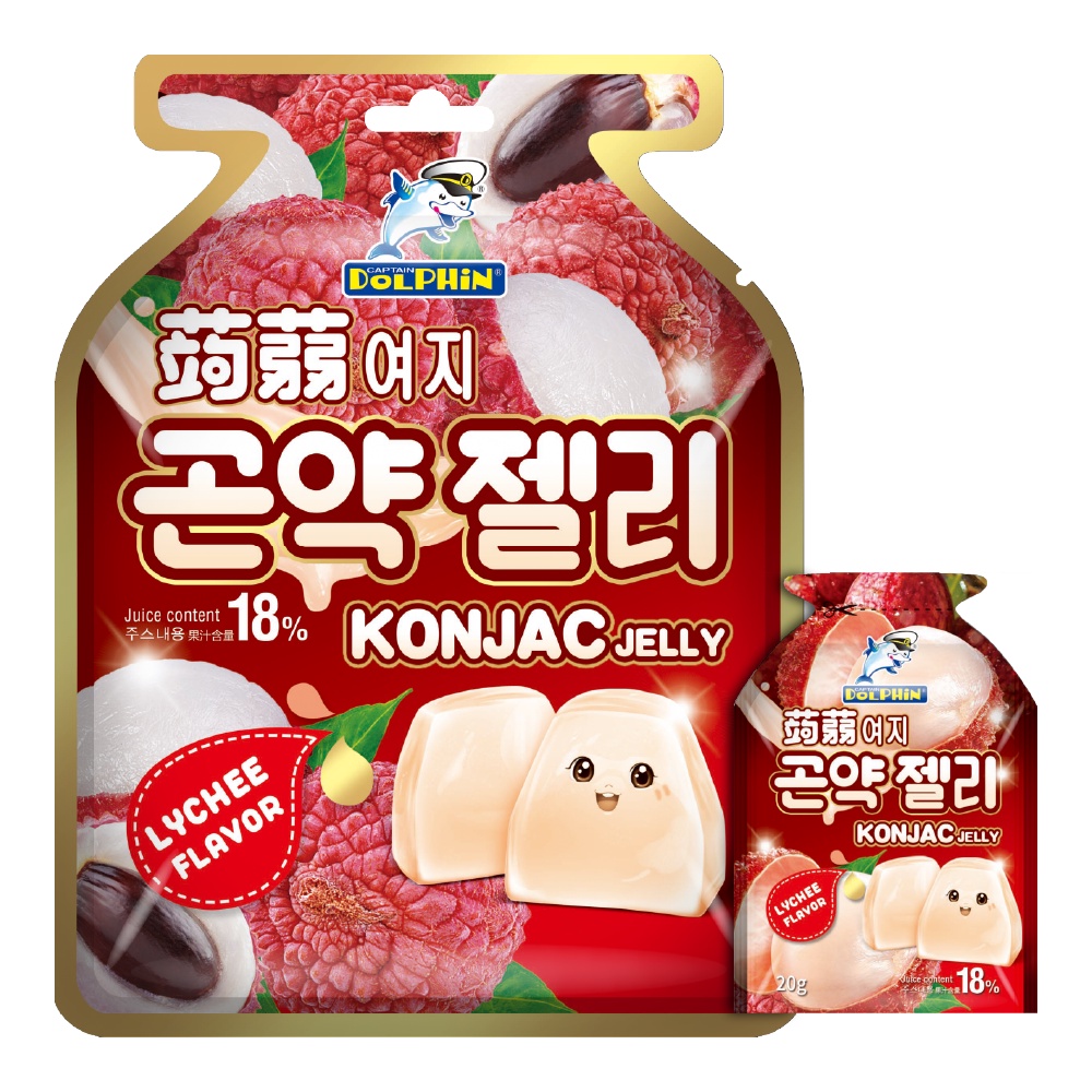 Thạch Trái cây Dolphin KONJAC Jelly 300g