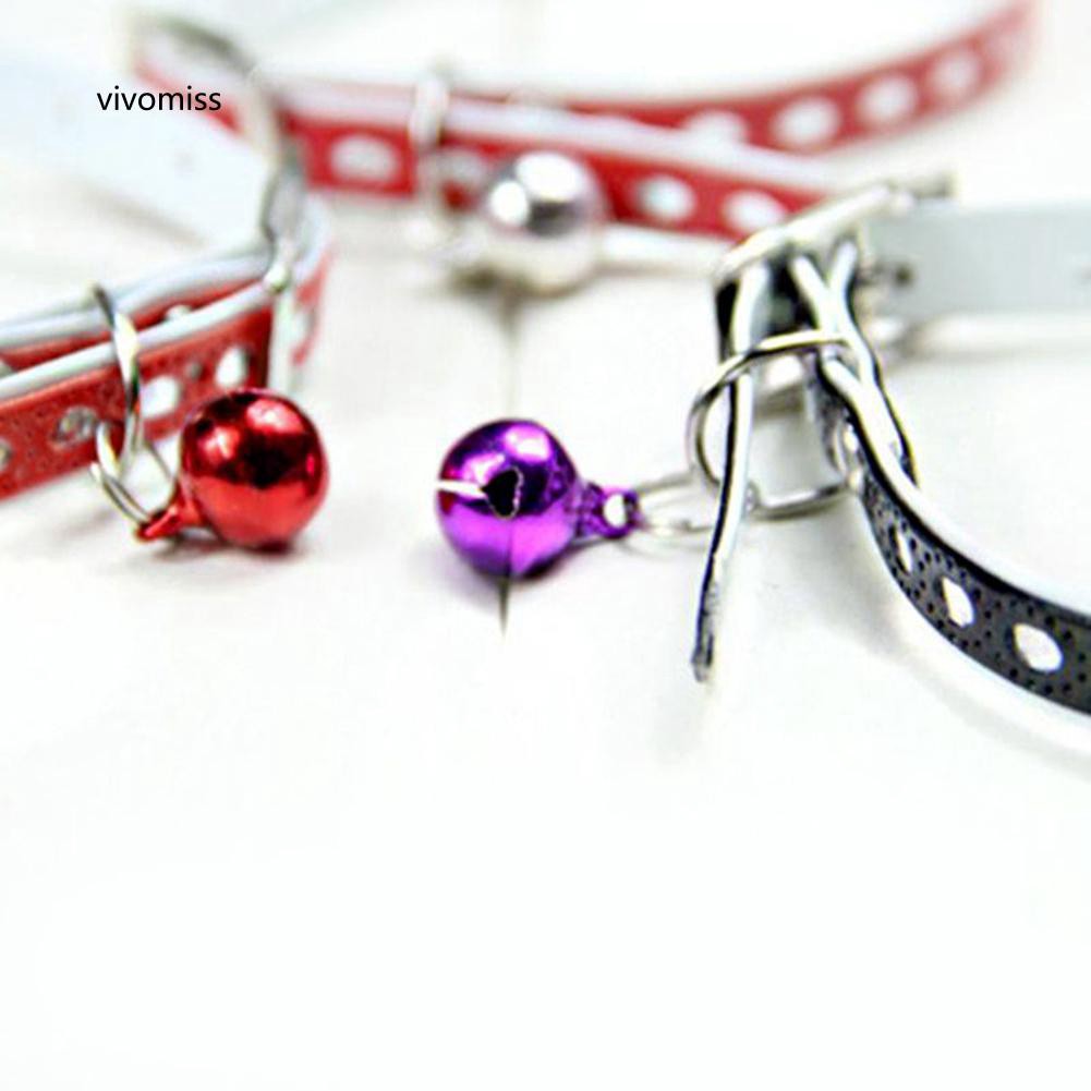 Vòng cổ da có chuông cho thú cưng