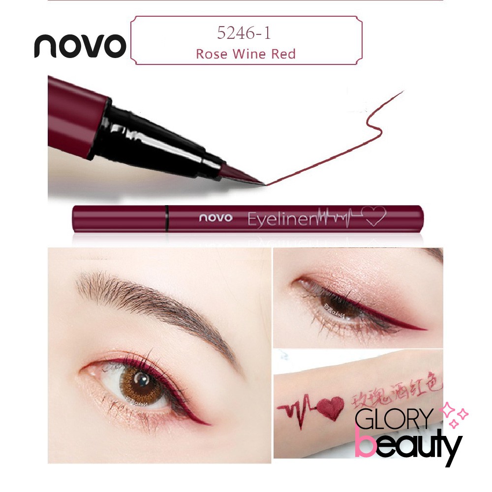 (hàng Mới Về) Bút Kẻ Mắt Novo 6 Màu Tùy Chọn Chống Nước Không Phai Tiện Dụng | BigBuy360 - bigbuy360.vn