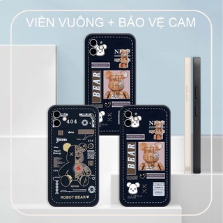 Ốp Iphone in hình BearBrick Robot, Động Cơ cực hót dành cho Iphone5-14/pro/max/promax...