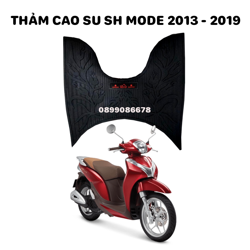 Thảm Chân Cao Su Xe SH Mode 2013-2019 - Lót Sàn, Lót Chân, Gác Chân Trước Cao Su Xe Máy