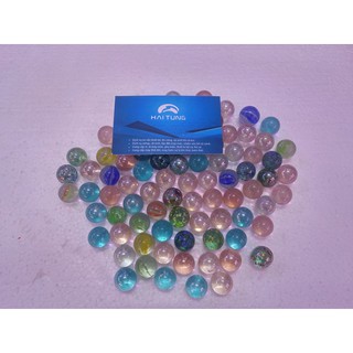 Sỏi thủy tinh trang trí, cỡ hạt 16mm - 25mm túi 500gr