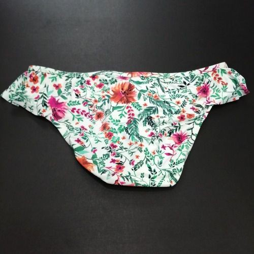 Quần bơi nữ Cremieux trắng in lá xanh phối bèo 2 bên 8DCJK93M ( TH9004 ) | BigBuy360 - bigbuy360.vn