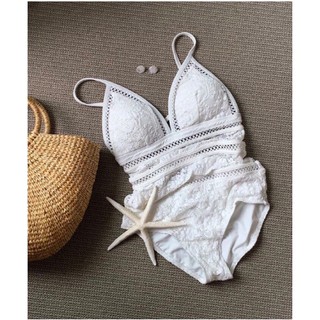Bikini liền thân pha ren hàng Quảng Châu