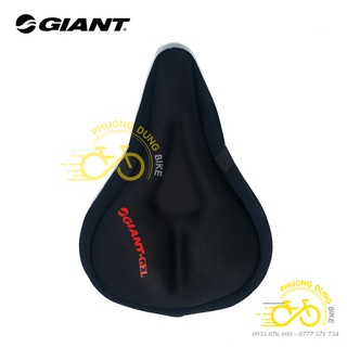 Nệm bọc yên xe đạp silicon mềm Gel, Merida, Shimano, Giant + Tặng trùm chống mưa