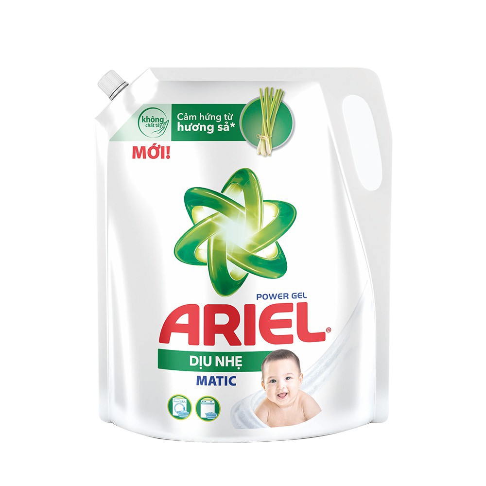 [ GIÁ HỦY DIỆT ] Nước giặt Ariel dịu nhẹ cho da nhạy cảm túi 2.15kg [ VPP GIÁ XƯỞNG ]