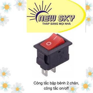 Công tắc bập bênh 2 chân, công tắc on/off